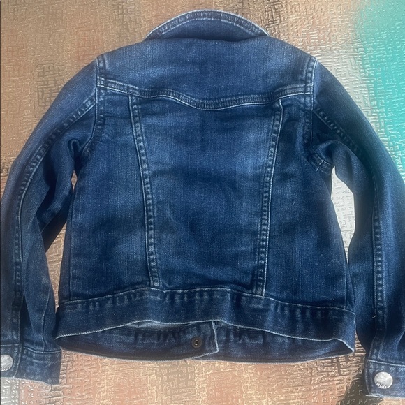 Gap 1969 Kids Denim Jacket – Dark Wash Jean Jacket, Size 5 - Picture 3 of 4